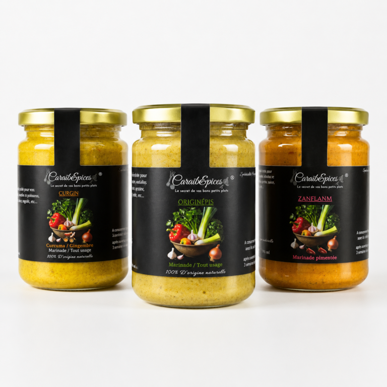 Pack Trio – Marinade Créole : 3 saveurs irrésistible à découvrir